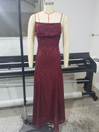 Elegant Lace Backless Evening Dress