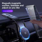 Car Magnetic Phone Holder with Wireless Charging